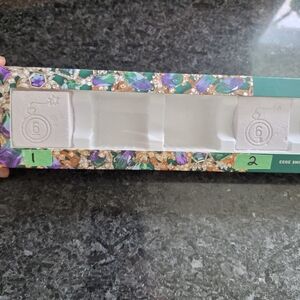 Sterling Silver Multicolor Inlay Ring Display Set - Green and Purple